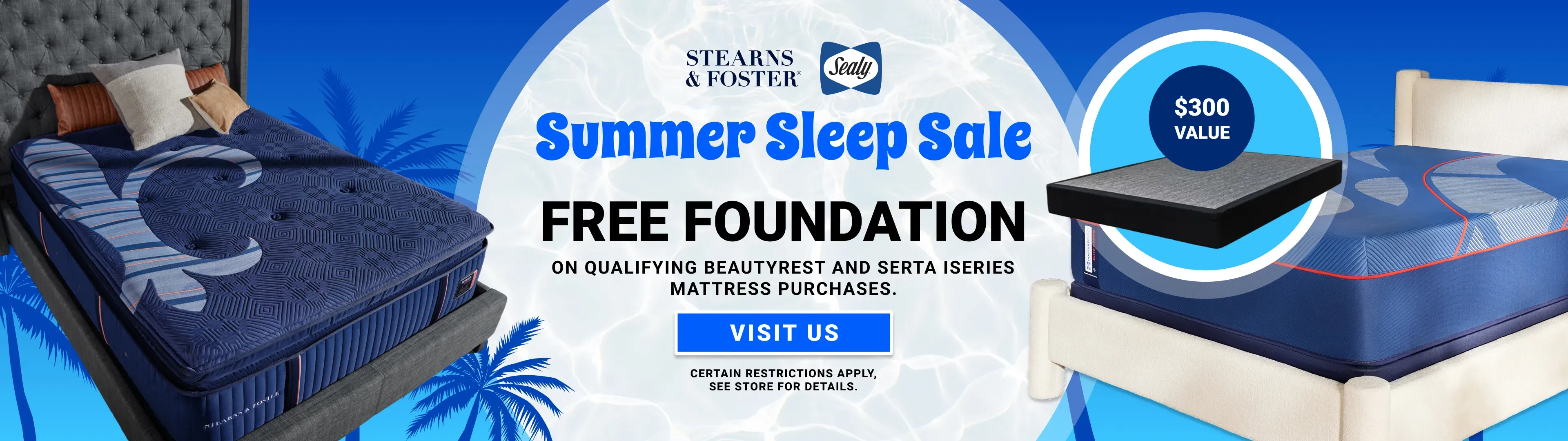Summer Sleep Sale Sealy & Stearns